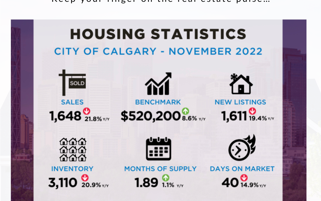 November real estate market 2022 stats