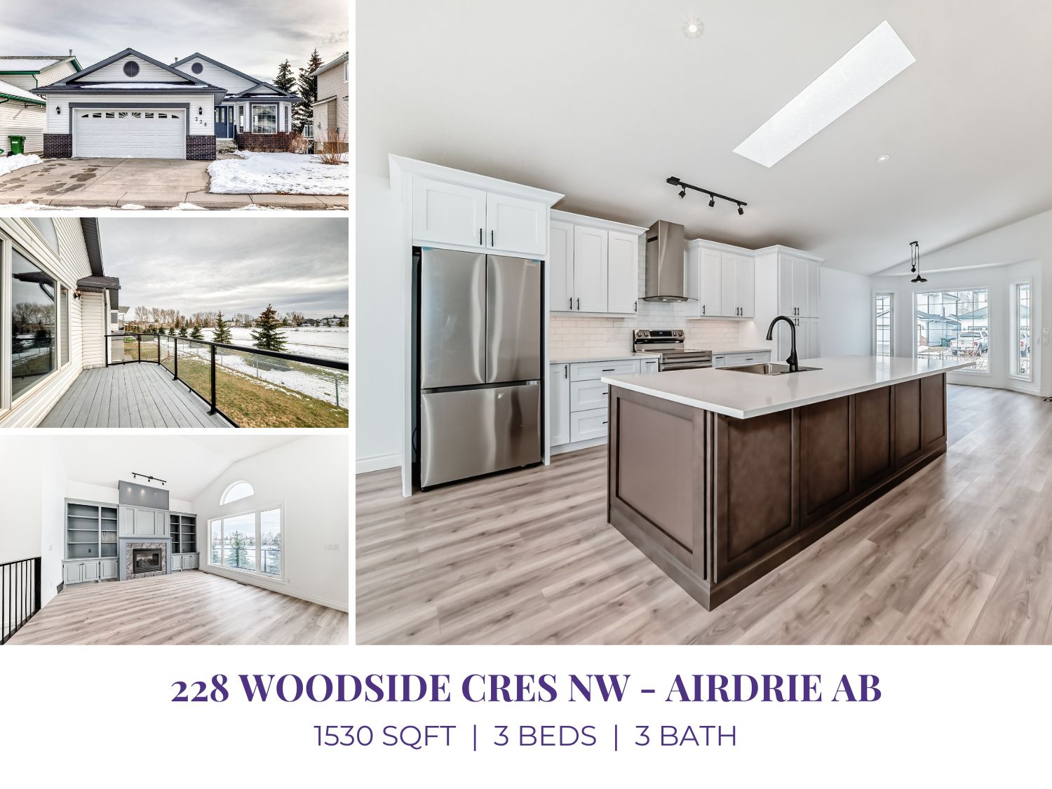 228 Woodside Crescent NW, Woodside, Airdrie 228 Woodside Crescent NW, Woodside, Airdrie, listed by Shauna Allen, Tara Molina Real Estate Group